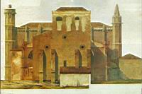 Carcassonne, Basilique St-Nazaire & St-Celse, Avant restauration de Viollet le Duc